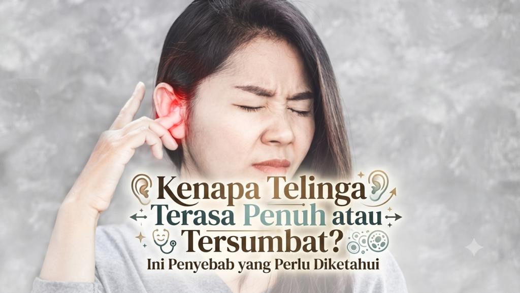 Kenapa Telinga Terasa Penuh atau Tersumbat? Ini Penyebab yang Perlu Diketahui
