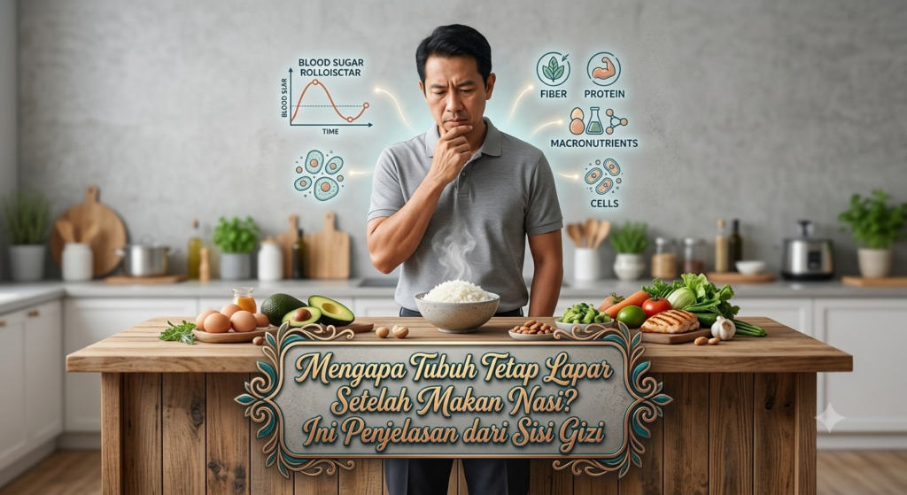 Mengapa Tubuh Tetap Lapar Setelah Makan Nasi? Ini Penjelasan dari Sisi Gizi