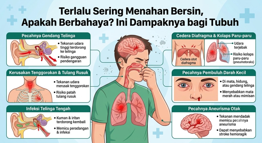 Terlalu Sering Menahan Bersin, Apakah Berbahaya? Ini Dampaknya bagi Tubuh