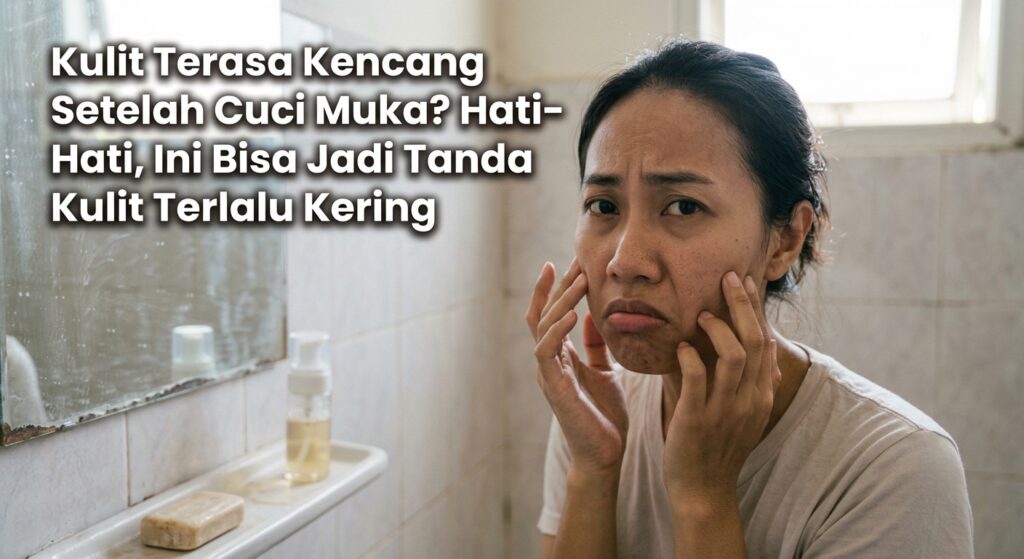 Kulit Terasa Kencang Setelah Cuci Muka? Hati-Hati, Ini Bisa Jadi Tanda Kulit Terlalu Kering