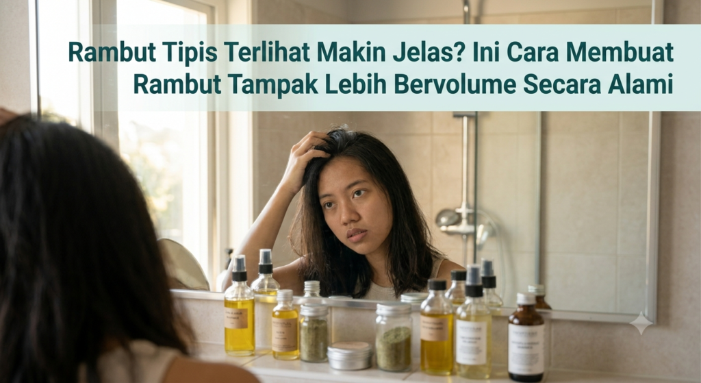 Rambut Tipis Terlihat Makin Jelas? Ini Cara Membuat Rambut Tampak Lebih Bervolume Secara Alami