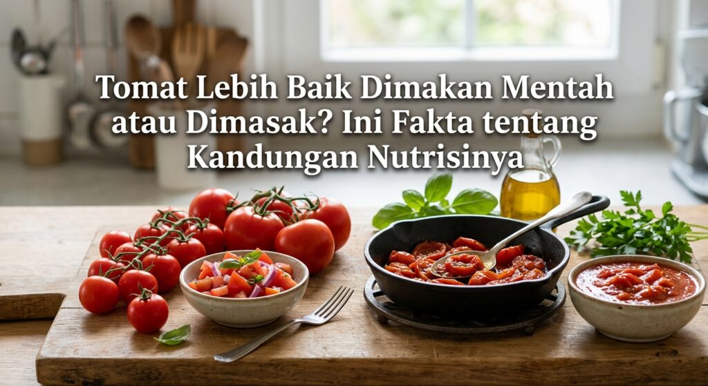 Tomat Lebih Baik Dimakan Mentah atau Dimasak? Ini Fakta tentang Kandungan Nutrisinya