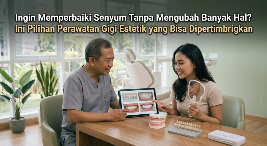 Ingin Memperbaiki Senyum Tanpa Mengubah Banyak Hal? Ini Pilihan Perawatan Gigi Estetik yang Bisa Dipertimbangkan