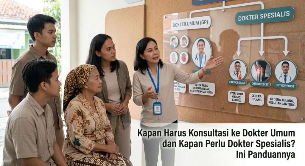 Kapan Harus Konsultasi ke Dokter Umum dan Kapan Perlu Dokter Spesialis? Ini Panduannya
