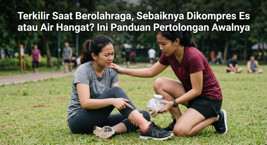 Terkilir Saat Berolahraga, Sebaiknya Dikompres Es atau Air Hangat? Ini Panduan Pertolongan Awalnya